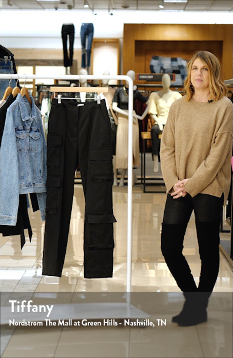 Daria Cargo Satin Trousers, sales video thumbnail