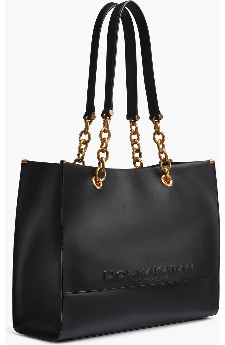Donna Karan New York Merino Tote, Alternate, color, Blk/Gold