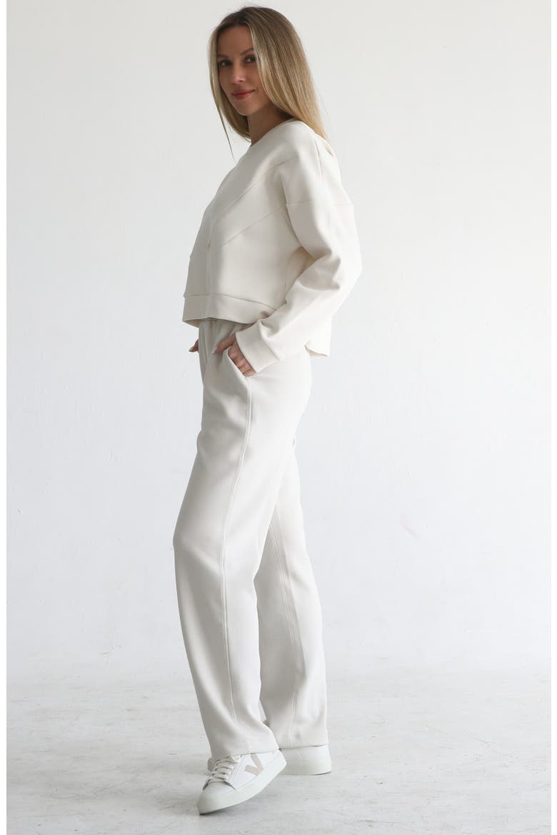 Lyah Softstreme Oversized Cropped Nursing Crew, Alternate, color, Bone