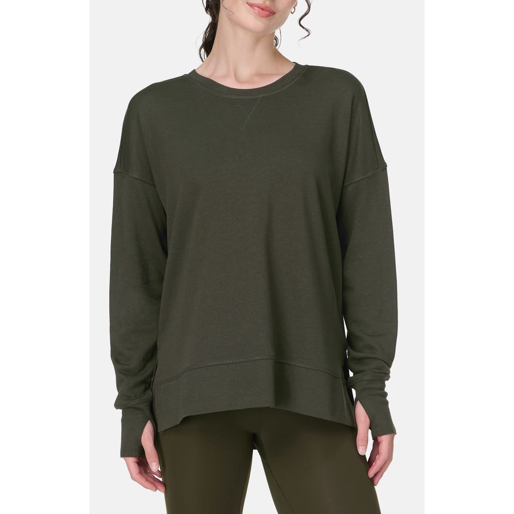 Sweaty Betty After Class Sweatshirt In Green
