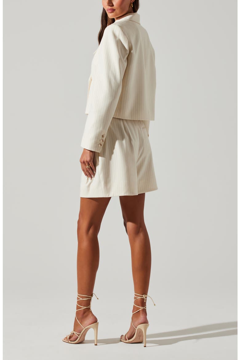 Preston Pinstripe Blazer, Alternate, color, OFF WHITE STRIPE