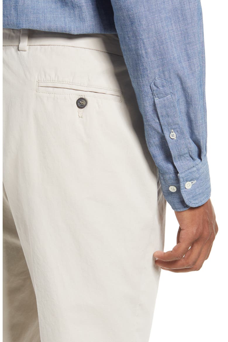 Charleston Washed Poplin Chino Pants, Alternate, color, STONE