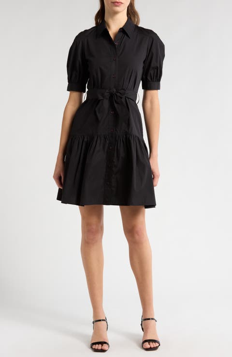 Luma Cotton A-Line Shirtdress