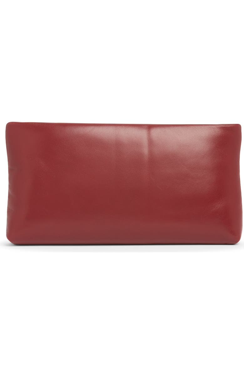Saint Laurent Calypso Long Leather Pouch Clutch, Alternate, color,