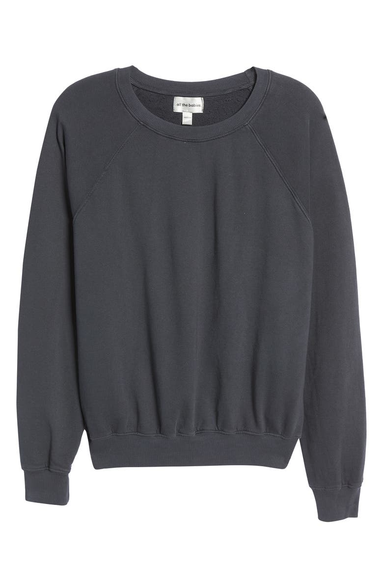 ALL THE BABIES Classic Unisex Organic Cotton Sweatshirt, Main, color, 