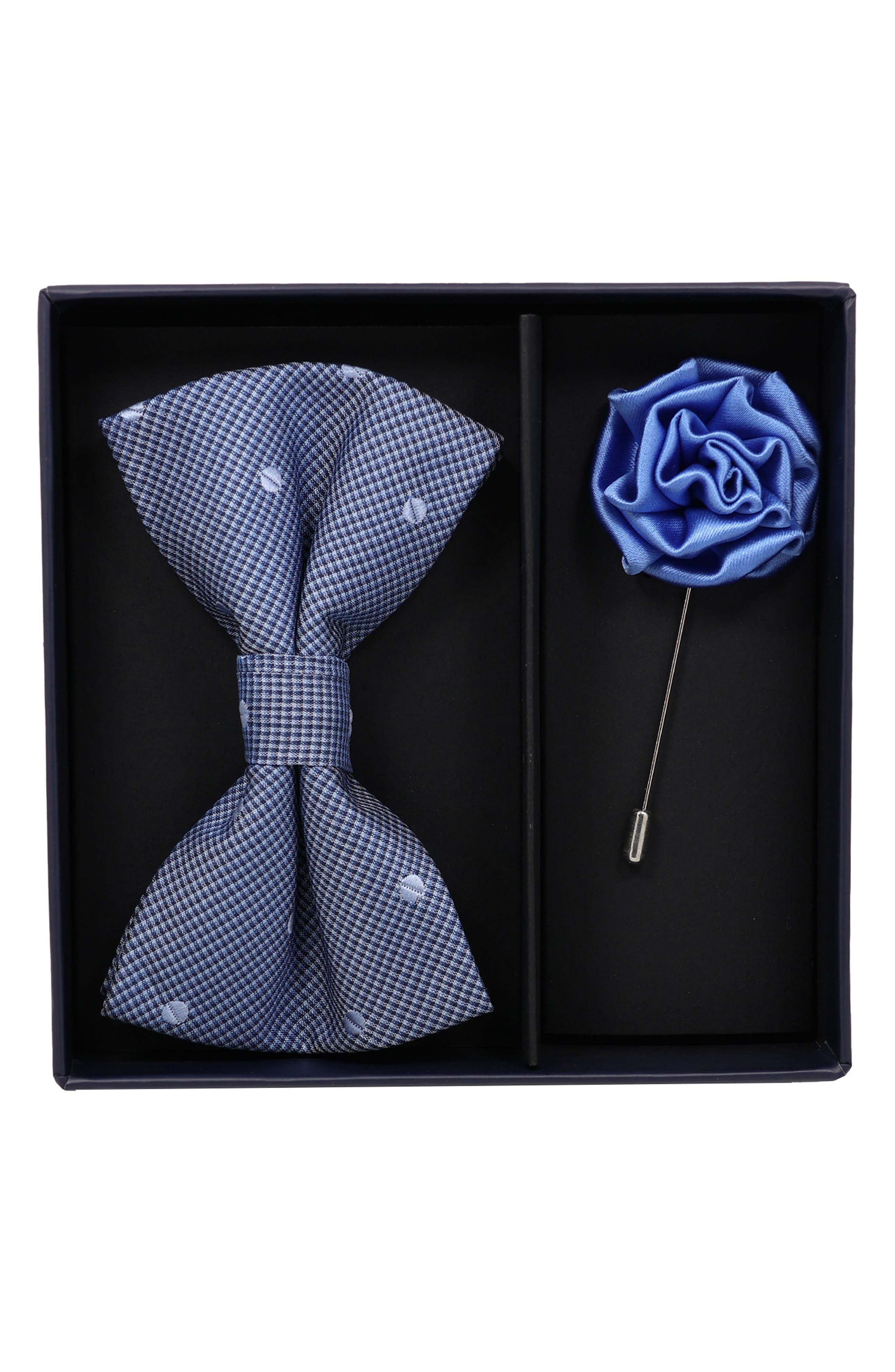 Dot Bow Tie & Lapel Pin Set