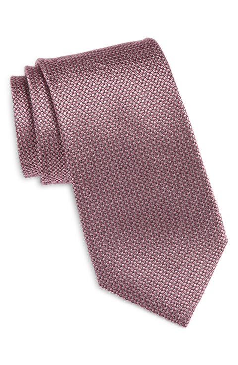 Geometric Silk Tie