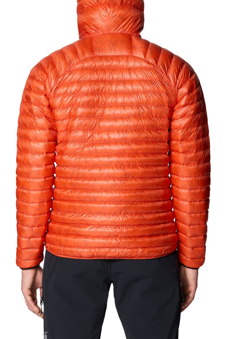 Ghost Whisperer Hooded Packable 1000 Fill Power Down Puffer Jacket, Alternate, color, STATE ORANGE