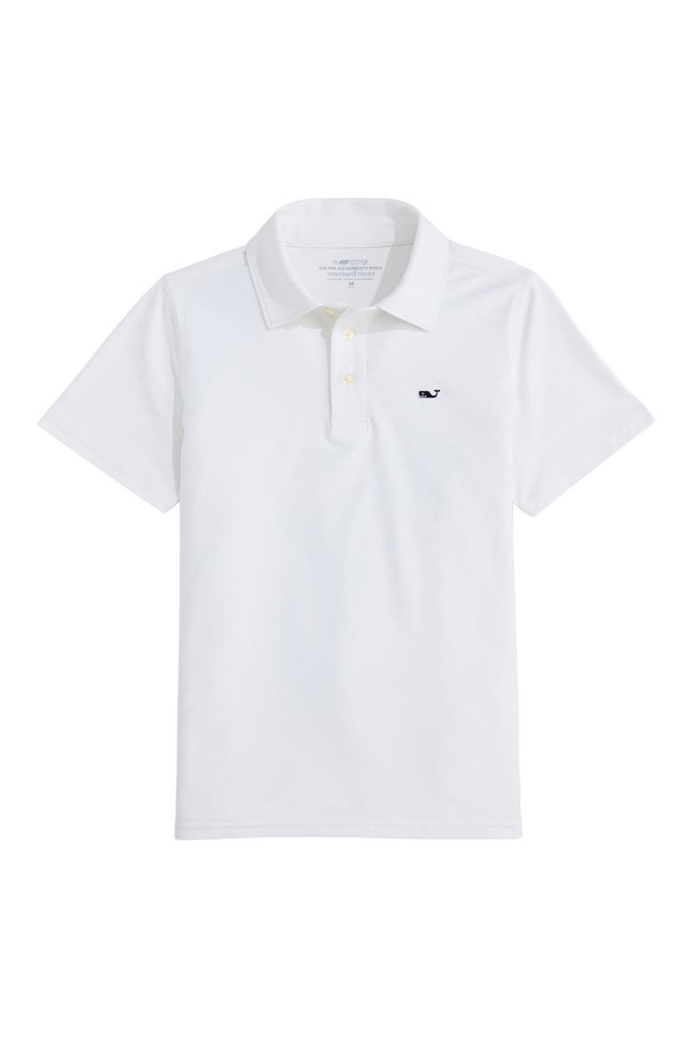 Kids' Sankaty Polo Shirt, Main, color, WHITE CAP