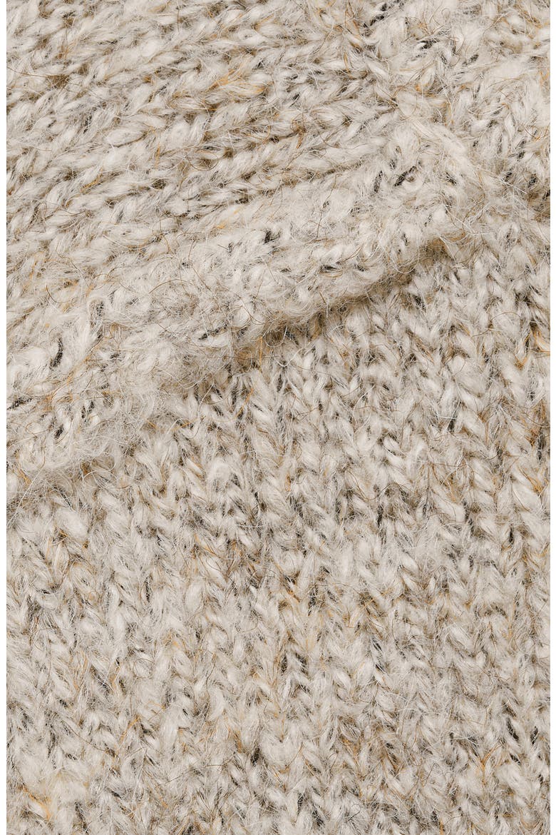 Perkins Mock Neck Sweater, Alternate, color, SAND