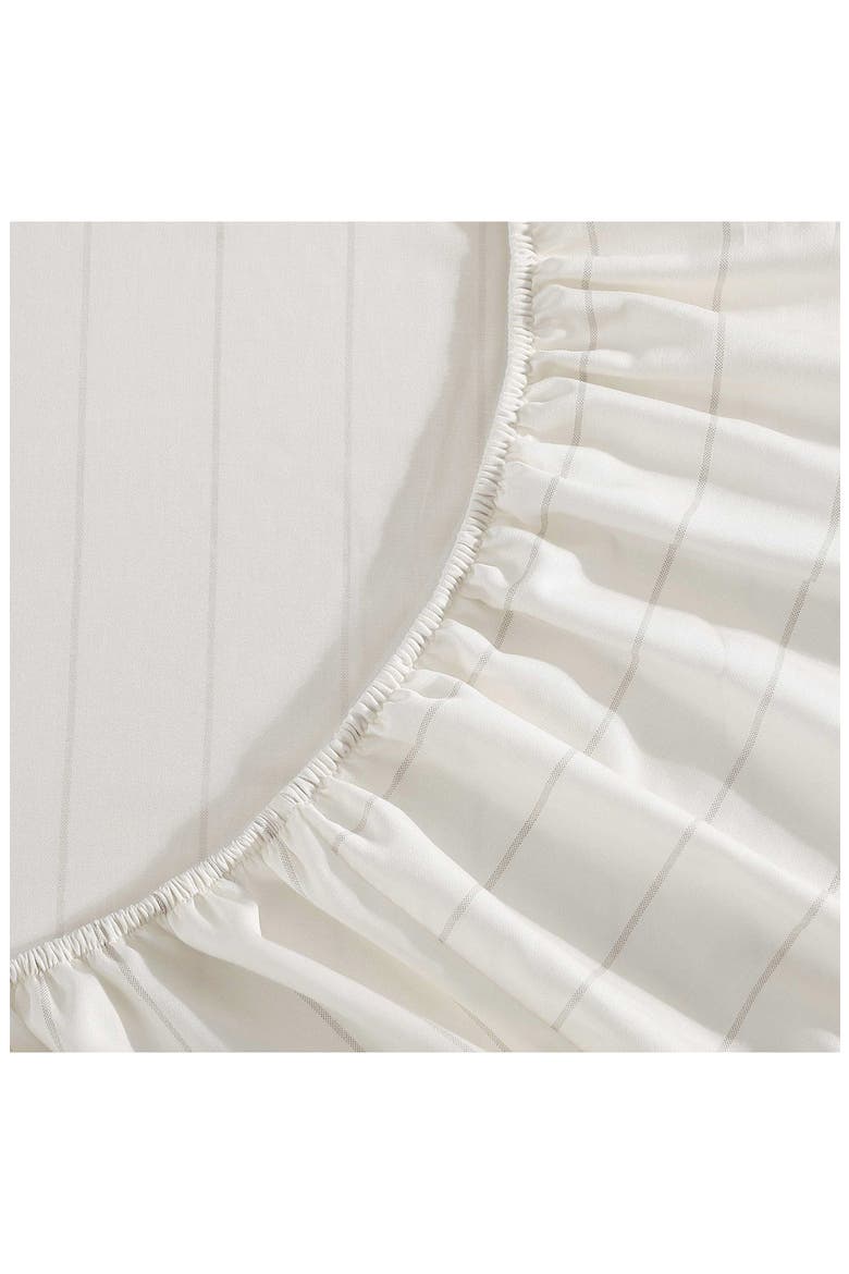 Palma Stripe Cotton Sateen Sheet Set, Alternate, color, LIGHT BEIGE