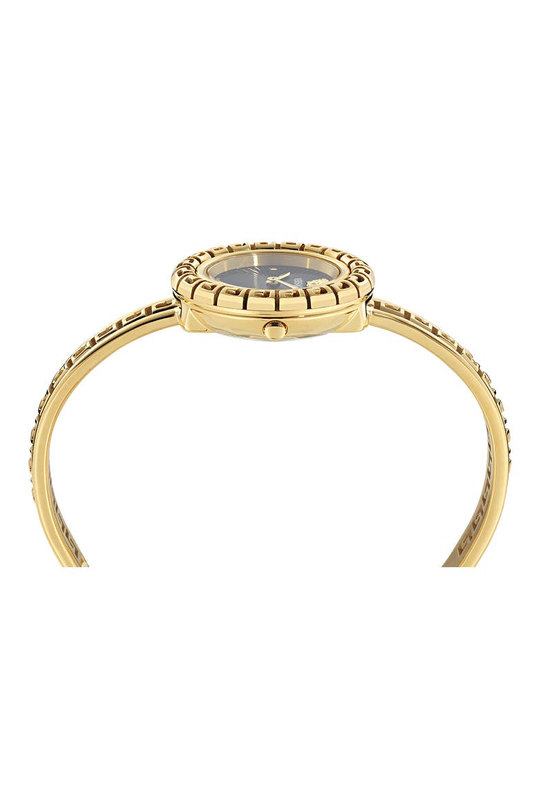Greca Pendant Bracelet Watch, 28mm, Alternate, color, IP YELLOW GOLD