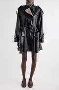 Chloé Linen & Virgin Wool Blend Riding Coat