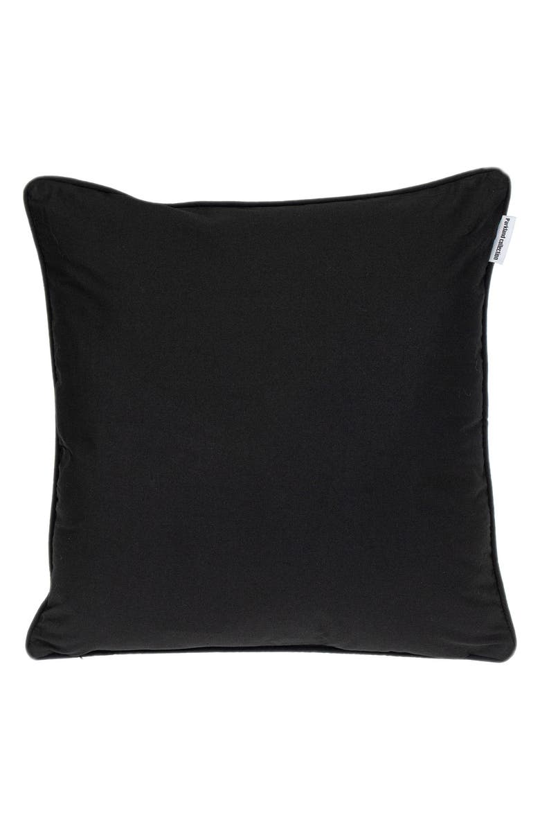 PARKLAND COLLECTION Rounder Embroidered Throw Pillow, Alternate, color, Black