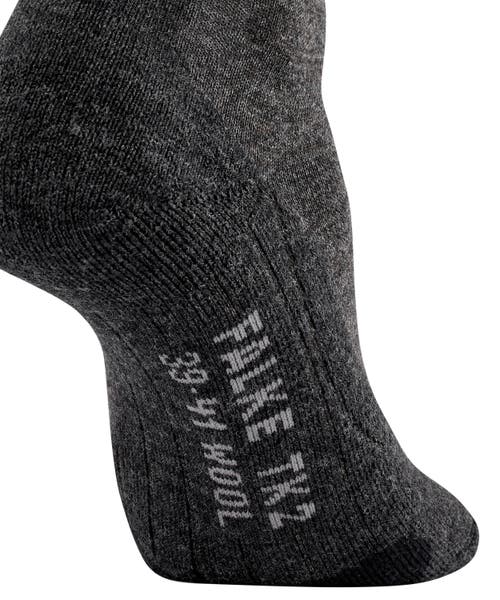 Falke Tk2 Explore Wool Hiking Socks In Black