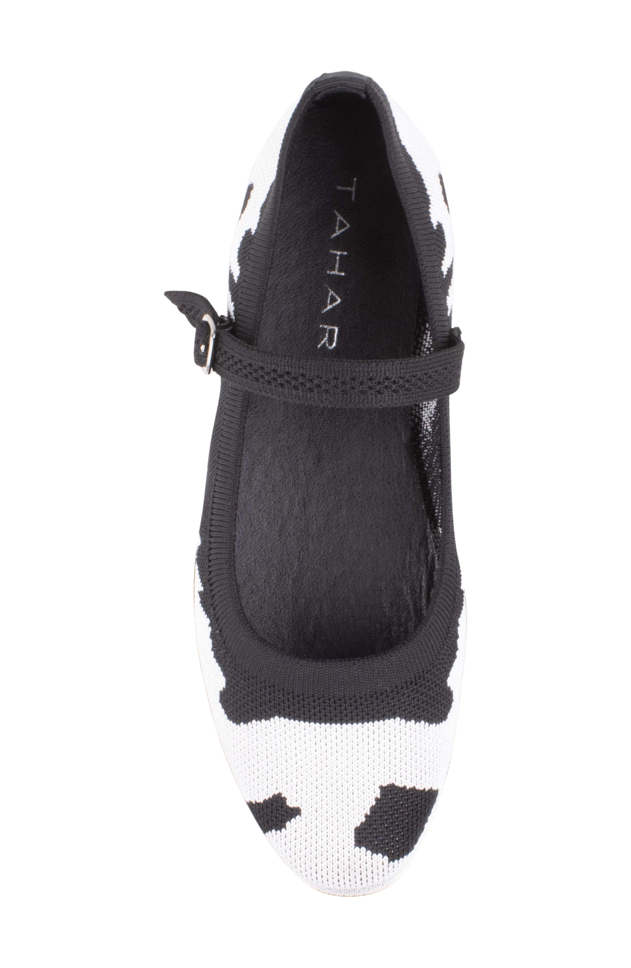 Tahari Amalfi Mary Jane, Alternate, color, Black Pony Print