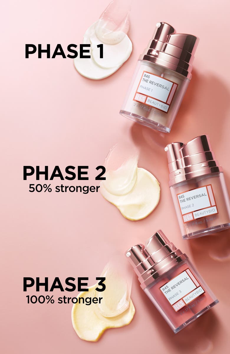 BeautyBio Full Size R45 The Reversal 3-Phase Skin Transforming Treatment Set $235 Value, Alternate, color,