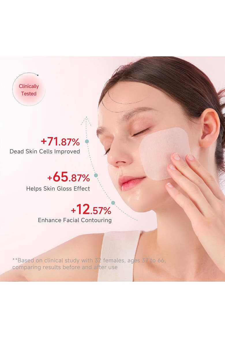 Toner Pads Korean & Exfoliating Face Pads, 60 Pads, Alternate, color, White
