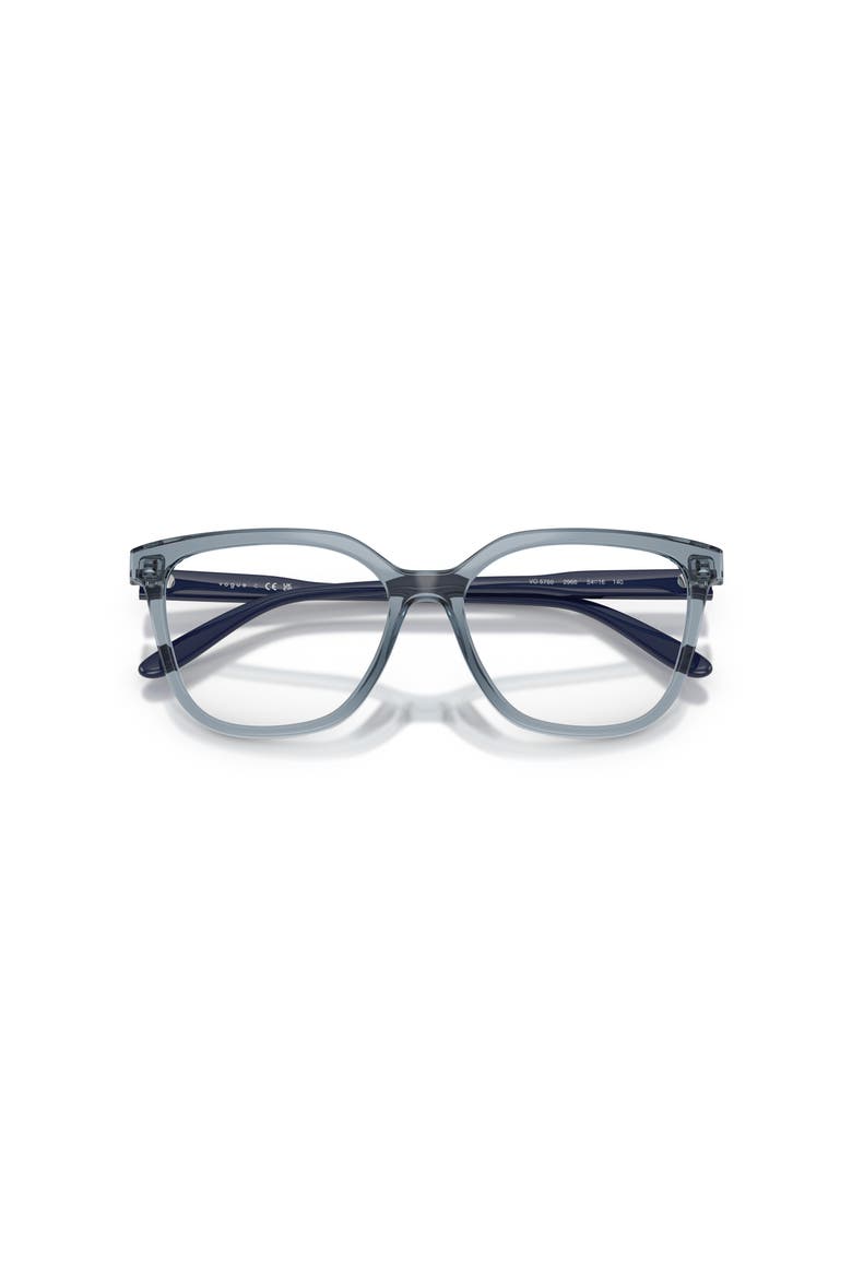 50mm Square optical glasses, Alternate, color, Blue