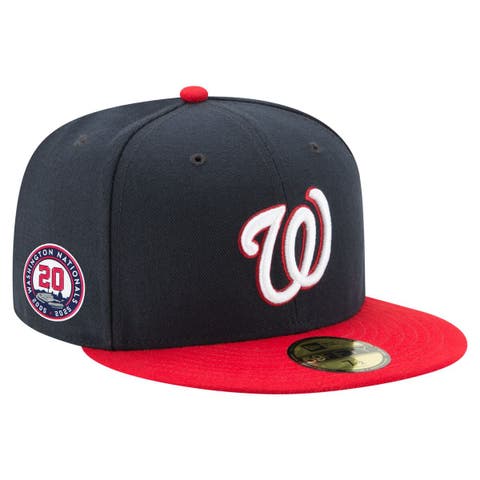Men's New Era  Navy/Red Washington Nationals 20th Anniversary 59FIFTY Fitted Hat