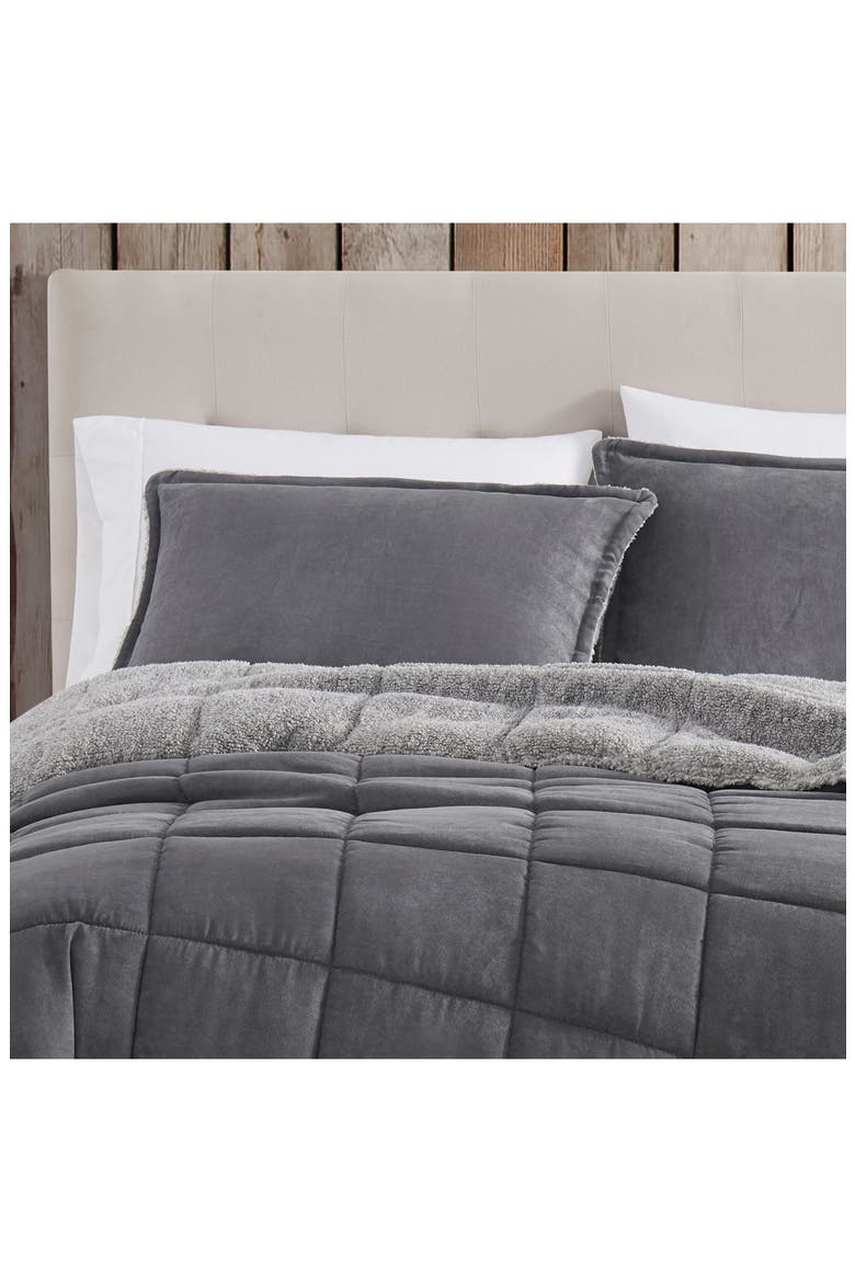 Sherwood King Comforter Set, Alternate, color, GREY