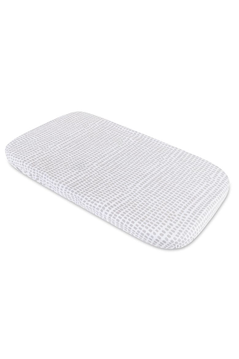 Baby Fitted Waterproof Bassinet Sheet 2 Pack, Alternate, color, Taupe Stripes & Splash