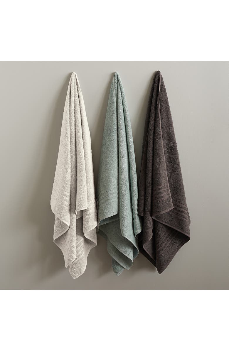 ELLA JAYNE HOME Solid Cotton 4-Piece Towel Set, Alternate, color, Brown