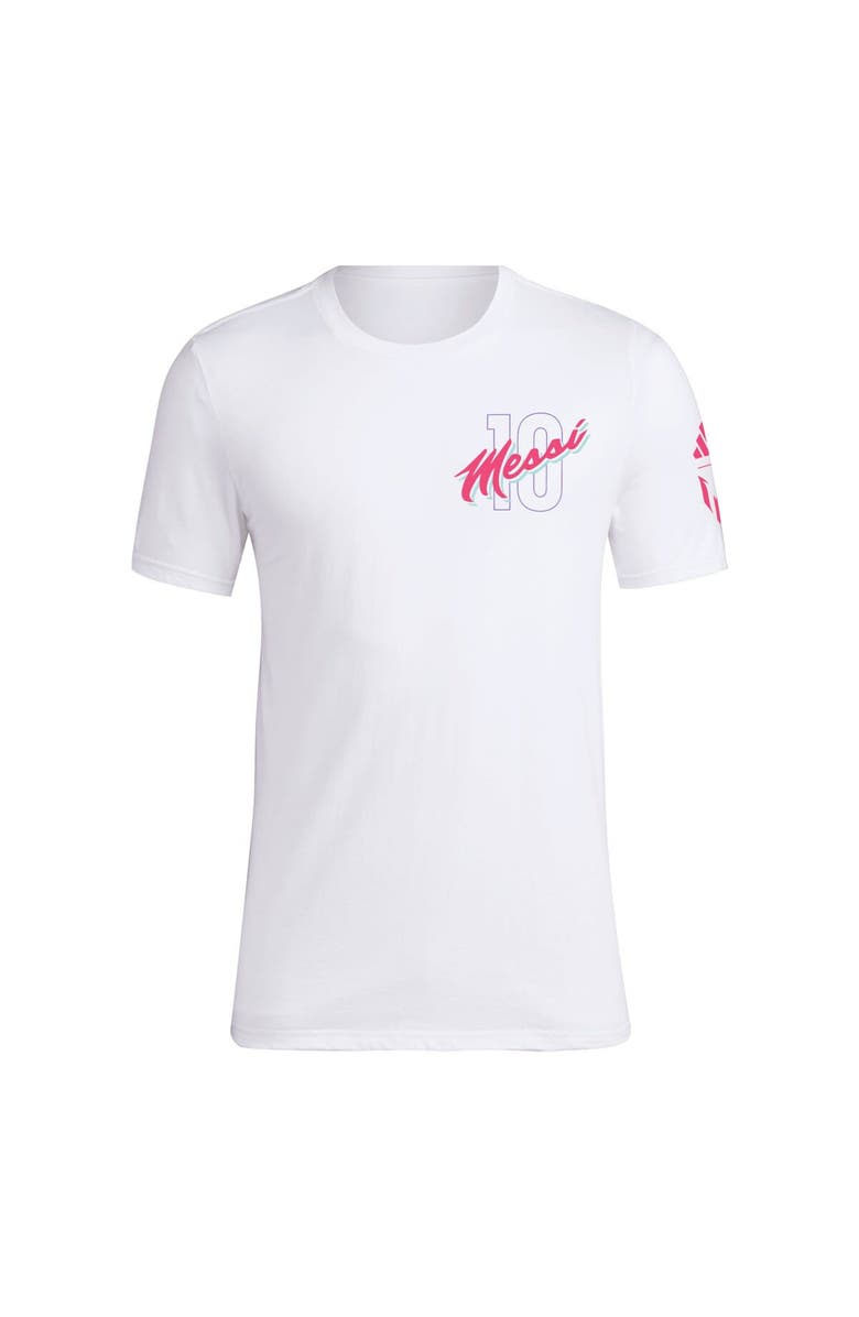 adidas Men's adidas Lionel Messi White Vice T-Shirt, Alternate, color, White
