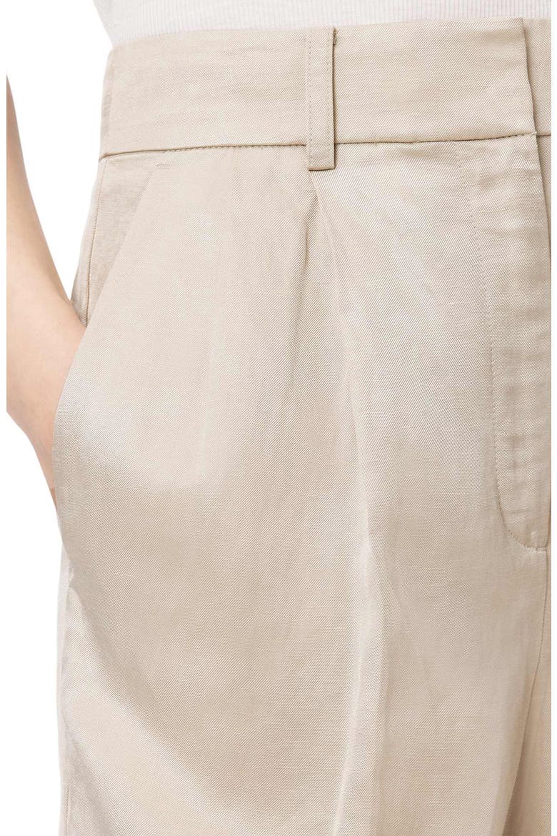 Helena Pleated Pants, Alternate, color, STONE