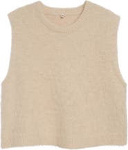 R13 Deep Armhole Alpaca Blend Sweater Vest
