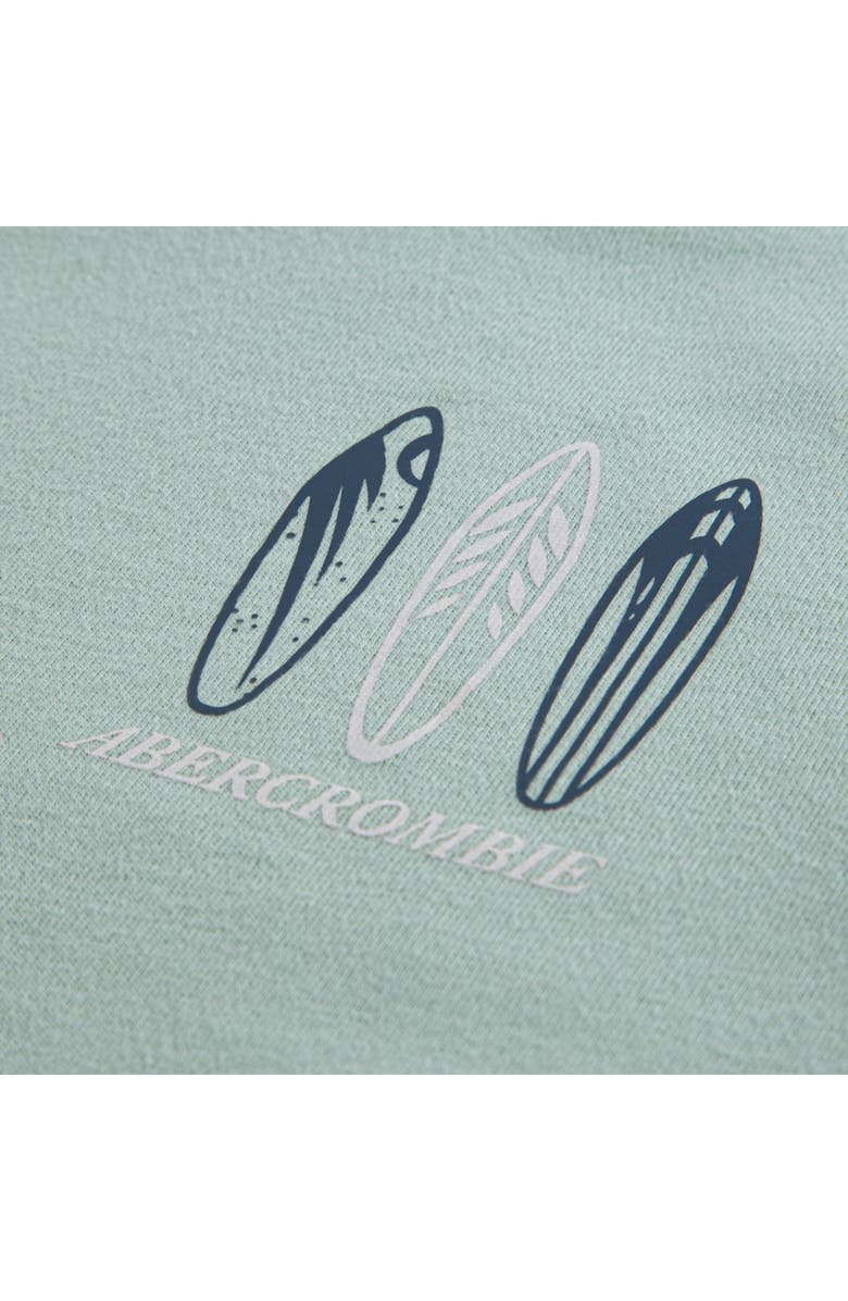 abercrombie kids Kids' Surf's Up Graphic T-Shirt, Alternate, color, Silt Green