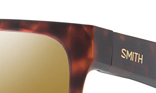Smith Lowdown 2 55mm Chromapop™ Polarized Sunglasses In Matte Tortoise/bronze