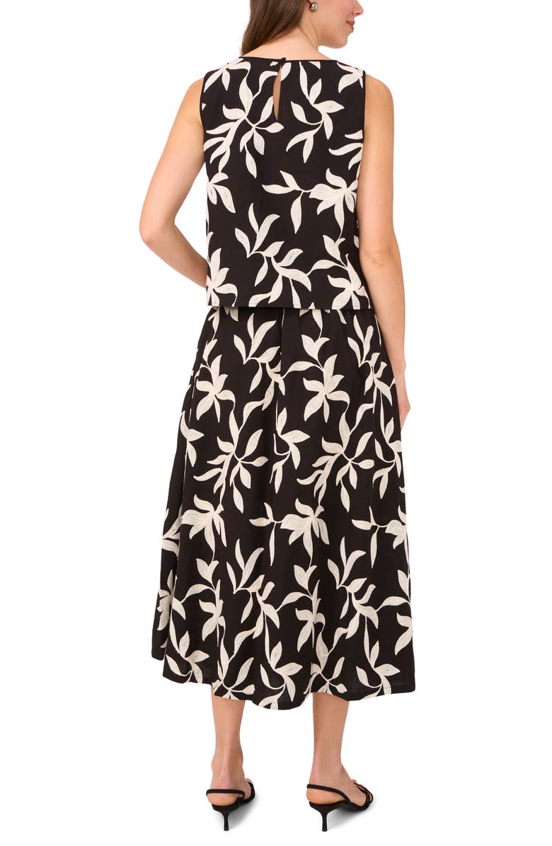 Halogen<sup>®</sup> Embroidered Pull-On A-Line Midi Skirt, Alternate, color, 