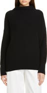 Vince Boiled Cashmere Funnel Neck Pullover