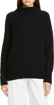 Vince Boiled Cashmere Funnel Neck Pullover