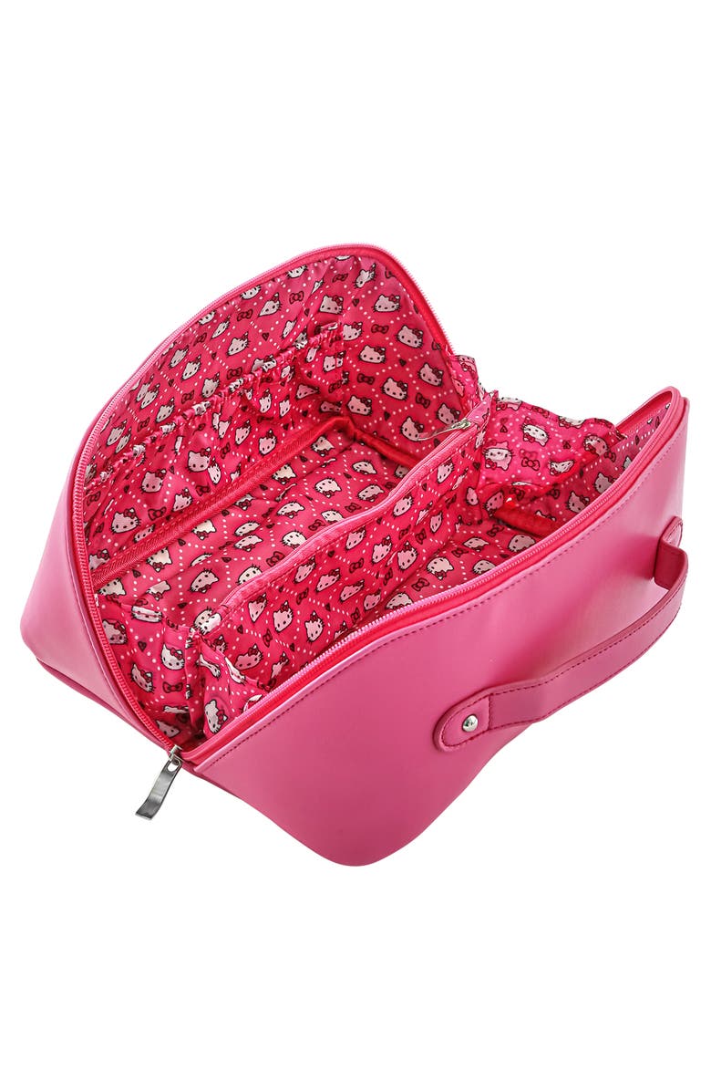 Hello Kitty Pink Makeup Bag, Alternate, color, Pink