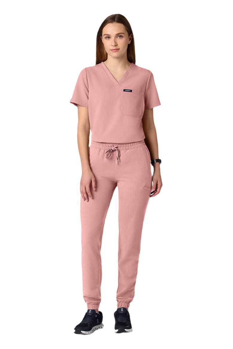 Jace Women's 7-Pocket Skinny Scrub Jogger, Alternate, color, Mauve