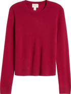 Caslon® Cashmere Crewneck Sweater