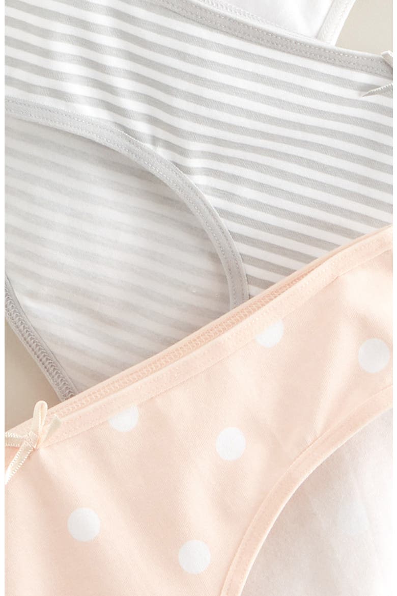 Kids' Assorted 5-Pack Hipster Briefs, Alternate, color, PINK- GREY PACK1