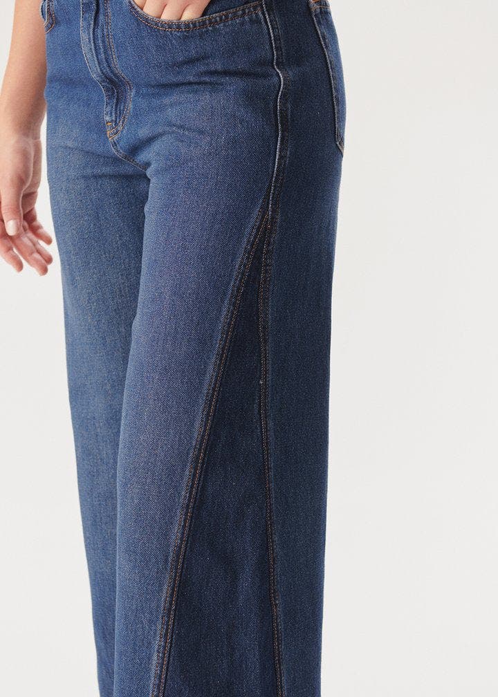 Lola Raw Wide Leg Denim Pant - image 2