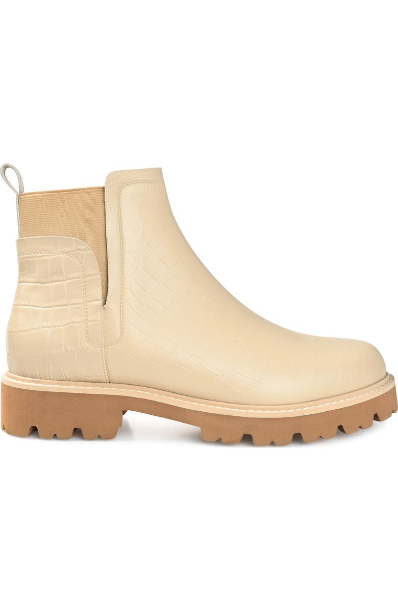 Journee Collection Journee Signature Bristol Chelsea Boot, Alternate, color, Beige