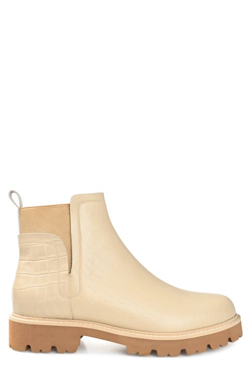 Journee Collection Journee Signature Bristol Chelsea Boot In Beige