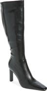 Jeffrey Campbell Spiraling Faux Leather Knee High Boot