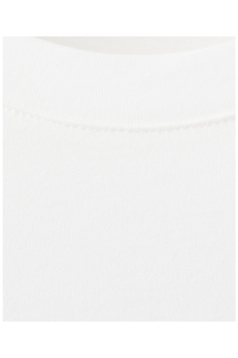 Floral Embroidered Cotton T-Shirt, Alternate, color, OFF WHITE