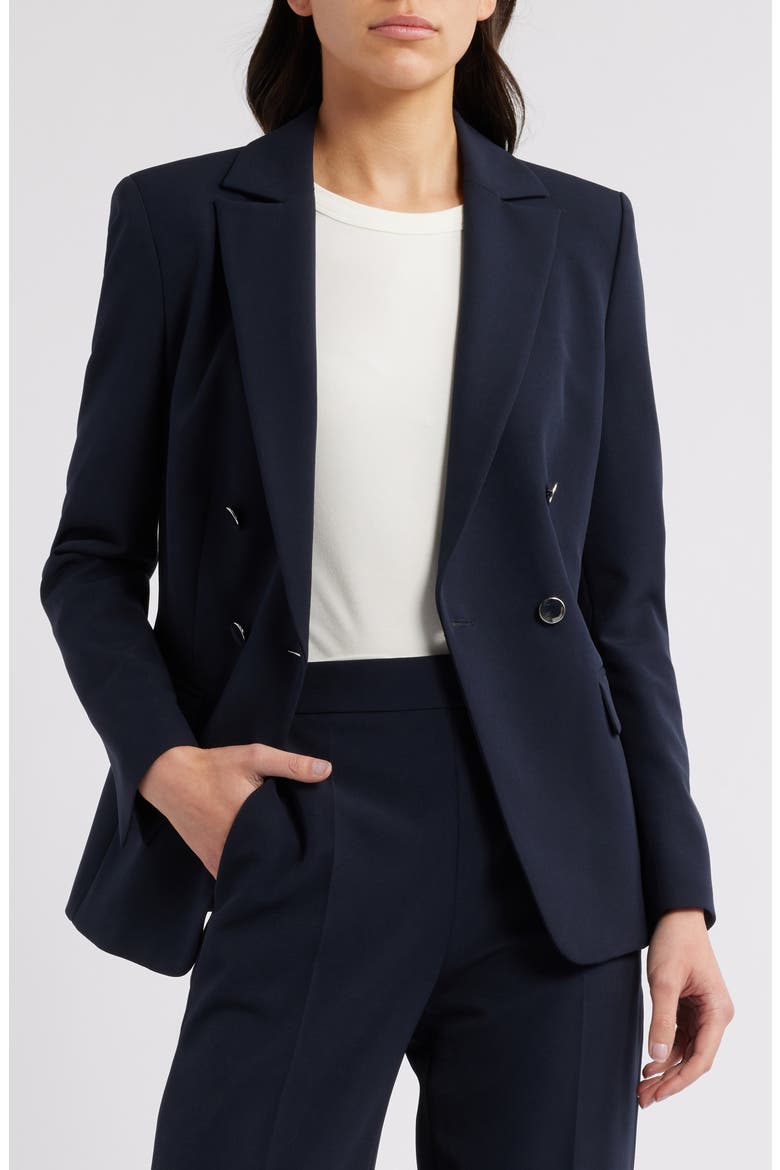 Jabilie Double Breasted Jacket, Alternate, color, SKY CAPTAIN