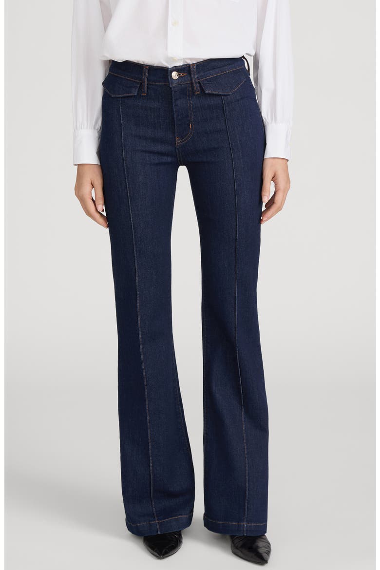 The Icon Flare Leg Jeans, Main, color, RINSE