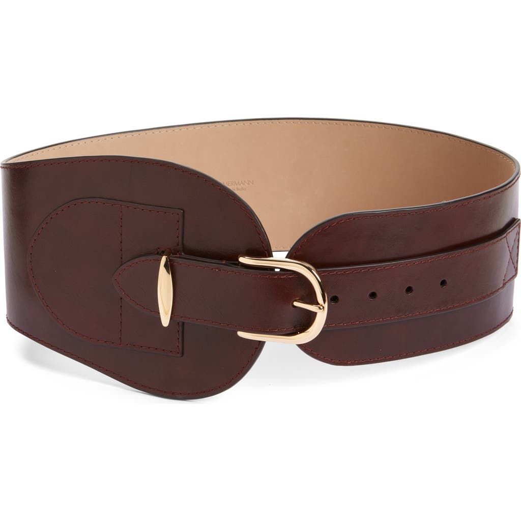 Zimmermann Helix Handcrafted Leather Belt In Brown