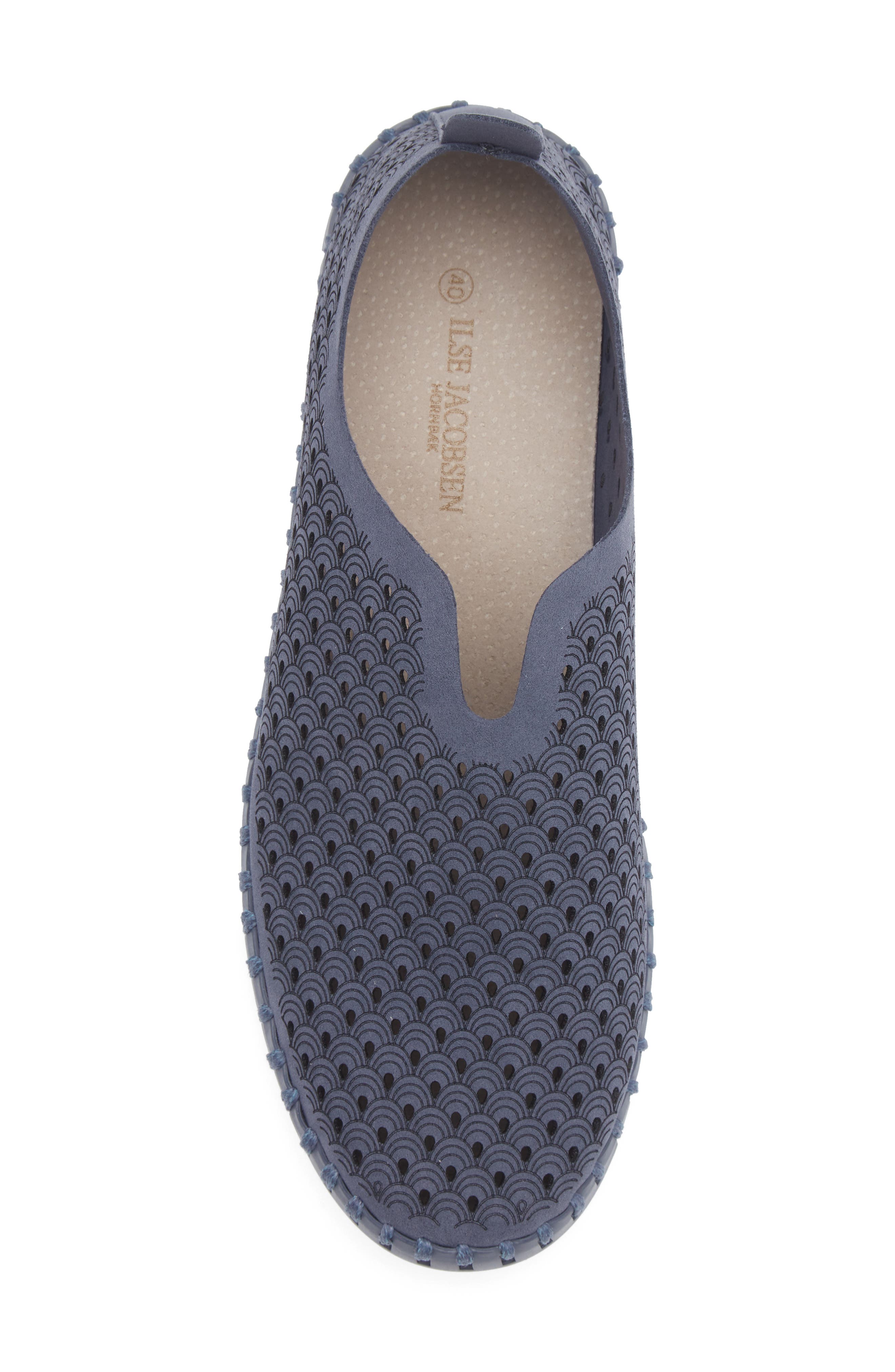 Tulipu Perforated Slip-On Sneaker, Alternate, color, GREY BLUE