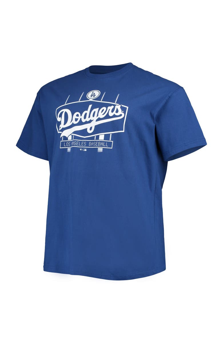 PROFILE Men's Royal Los Angeles Dodgers Big & Tall Hometown Collection Scoreboard T-Shirt, Alternate, color,