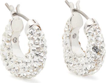 【特価セール】Kate Spade crystal hoopイヤリング Kate Spade New York That Sparkle Crystal-embellished Hoop